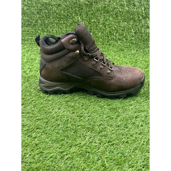 Timberland Keele Ridge Brown Leather Waterproof Boots Mens Size 9 Wide 6905B - Picture 2 of 11